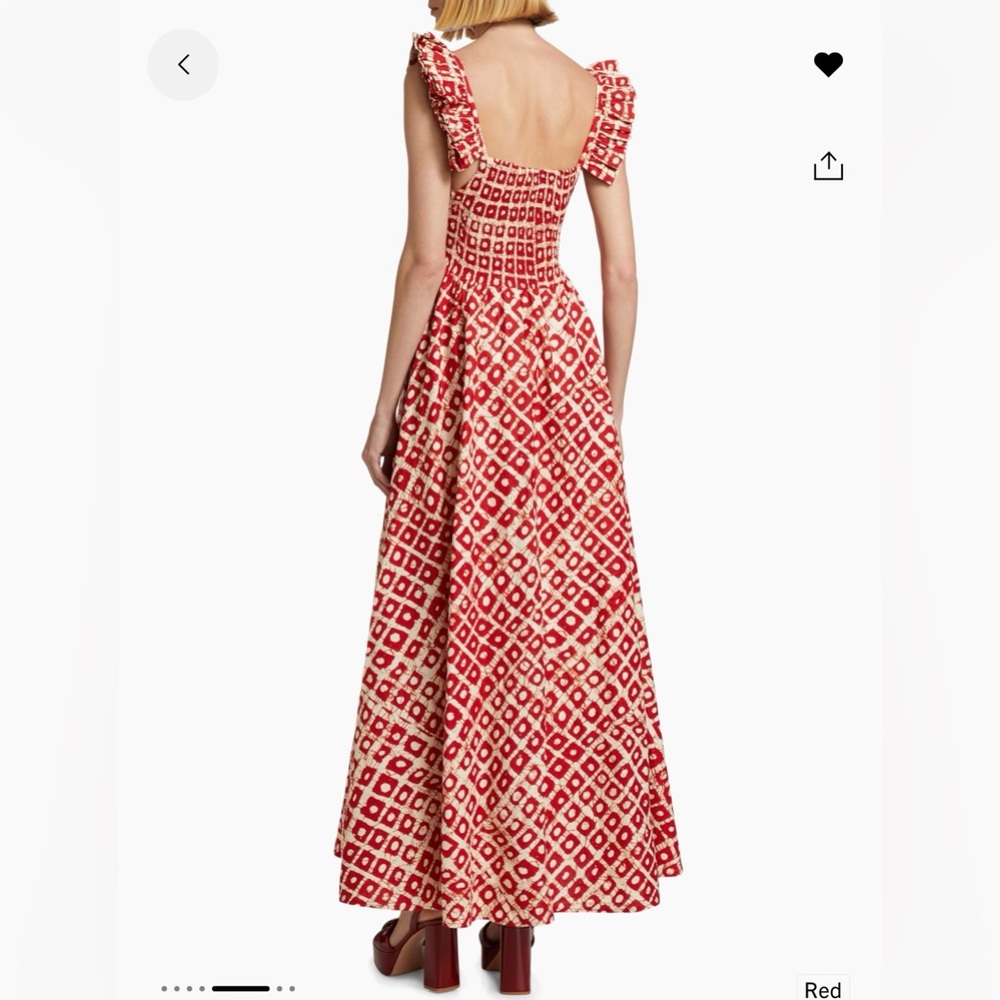 🆕 Elisamama Ibukun Abstract Ruffled Cotton dress - Picture 4 of 5